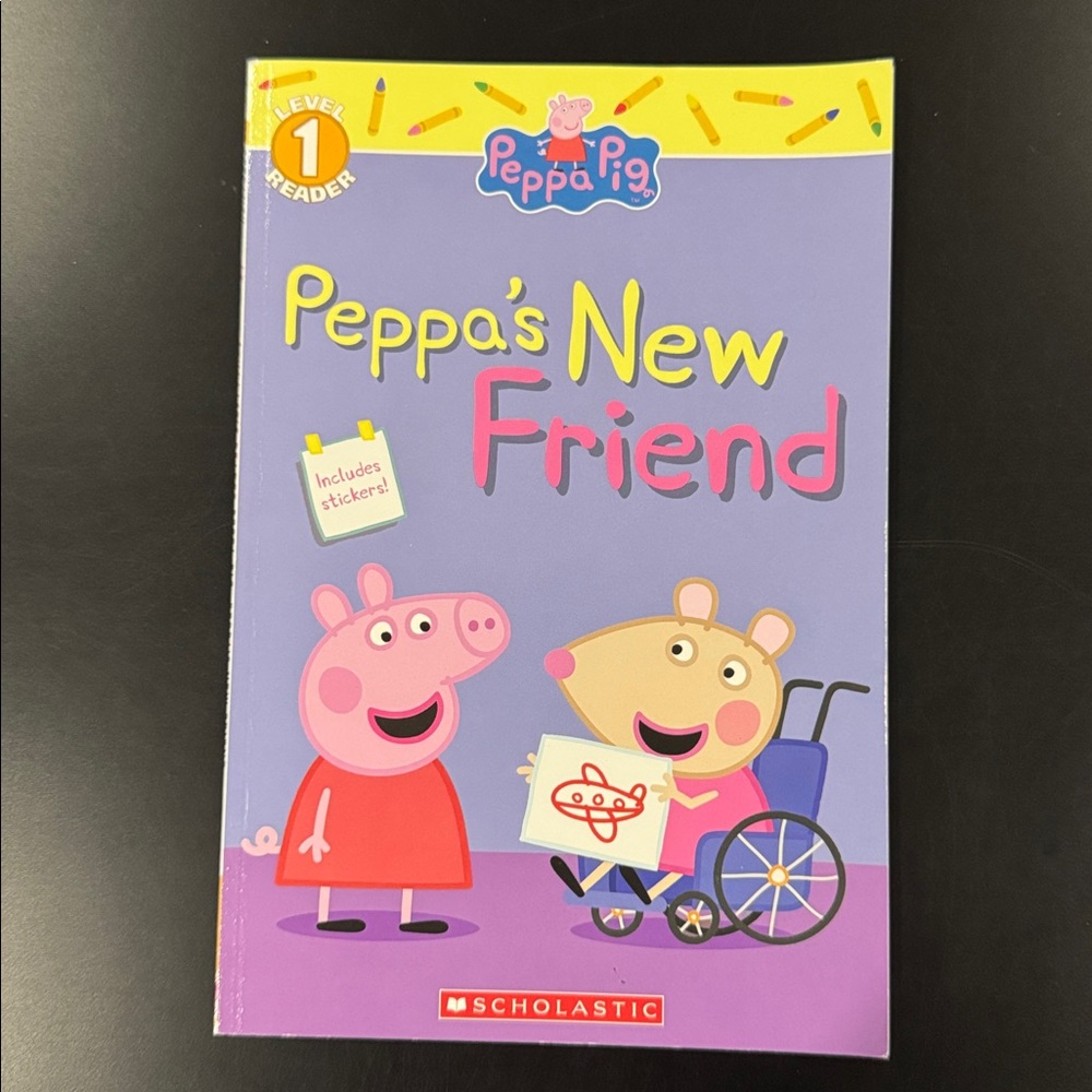 Peppa Pig: Peppa’s New Friend - Scholastic Softcover Level One Reader